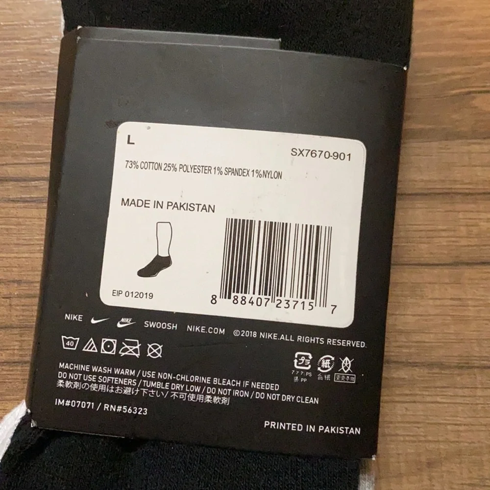 3 pack Nike Dri-Fit cushioned low socks